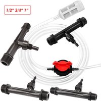 1/2" 3/4" 1" Male Thread Agriculture Irrigation Garden Greenhouse Watering System Fitting Filter Venturi Fertilizer Injector Kit