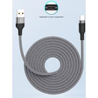 6A USB TYPE C Fast Charge Cable USB C Extend Charging Cable For IPhone 15 16 Huawei Samsung Xiaomi Quick Charging Phone Cable
