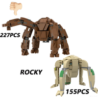 Sci-Fi Novel Themed Alien Creature Building Blocks Set - Space Survival Companion Model Kit, Assemble Toy Gift MOC 256214