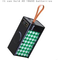 Power Case for 40x18650 Batteries DIY Battery Shell Digital Display Storage Box