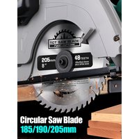 HAMPTON 185/190mm TCT Disc Circular Saw Blade For Wood 20/24/40/60/80T Carbide Woodworking Saw Blade Rotating Cutting Tools