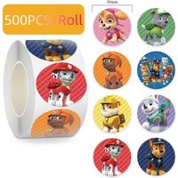 AliExpress Paw Patrol 500PCS/Roll Cartoon Cute PAW Patrol Sealing Stickers Graffiti Stickers for Bicycle Hand Account Pencil Case Decals