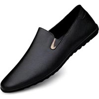 Leather Men Shoes Casual Luxury Brand Soft Italian Mens Loafers Moccasins Breathable Slip on Lazy Driving Shoes Plus Size 37-47