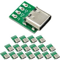 1-10pcs TYPE C USB 3.1 Test Connector 16 Pin Type C Test PCB Board Adapter Socket For Data Line Wire Cable Transfer Accessories