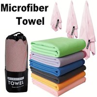 1-pc Microfiber Travel Towel, Quick Dry Towel Super Absorbent Compact Lightweight l for Beach, Gym, Pool, Bath, Yoga, Camping