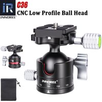 INNOREL C36 Low Profile Ball Head 360° Panoramic Camera Tripod Head Dia 36mm for Monopod,DSLR Cameras,Camcorder Load 16kg