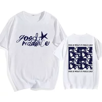 Gracie Abrams Pop Singer T-shirts Ropa Hombre Graphic Printing Tee-shirt Streetwear Summer Comfortable Mens women Tshirts Boys