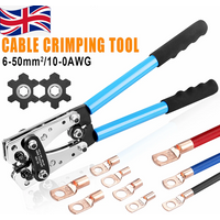 Heavy Duty Battery Cable Crimping Tool Wire Lugs Crimper Terminal Copper Lugs