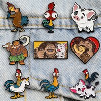 Rooster Enamel Pins Cute Cartoon Pig Brooches for Backpacks Funny Animal Badges for Kids Fashion Jewelry Accessories Gifts