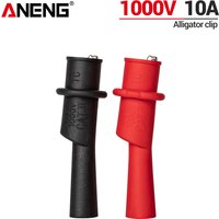 Multimeter Tester Probe Crocodile Clip ANENG 1 Pair Alligator Crocodile Clamp For Electrical Clamp Multimeter Testing Probe Mete