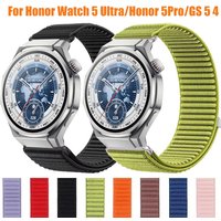 Nylon Loop For Honor Watch 5 Ultra Band Sport 20mm 22mm Strap For Magic Watch 2 42mm 46mm/Honor Watch 5 4 Pro/GS 5 4 3 3i/GS Pro