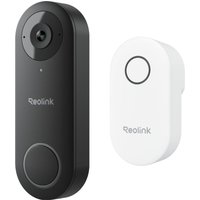 REOLINK Video Doorbell WiFi Camera 2K+ Wired Outdoor Dual Wi-Fi 4:3 Wide View Smart Detection Front Door Home Security Chime V2