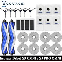 Ecovacs X5 OMNI / X5 PRO OMNI Robot Vaccum Replacement Parts Dust Bag Main Side Brush Filter Mop Accessories