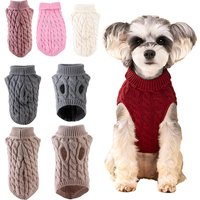 Knitted Clothes For Dogs Chihuahua Sweater For Small Dogs Winter Clothes For Sphinx Cat Dog Sweater For York Warm Dog Clothes