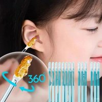 24/48/72pcs Sticky Ear Digger Ear Digging Tool Ear Wax Cleaning Special Not Hurt Ear Digging Spoon Ear Digging Cotton Swabs