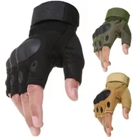 AliExpress 1Pair Durable Half Finger Tactical Gloves for Outdoor Activities Shooting Hunting Climbing Motorcycle Cycling