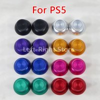 1set Mushroom Aluminum Metal Joystick Grip Cap Analog Thumb Stick Cover For PS5 Gamepad Controller Thumbstick Replacement