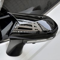 For Toyota Prius 50 series 2016 - 2022 ABS black Carbon Fiber Car Exterior Rearview Mirror Decoration Cover Trim Stickers