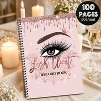 A5 Salon Appointment Book,Makeup Artist Appointment Tracker Lash Client Record Notebook,for Beauty Eyelash Salon Daily Schedule
