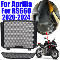 Motorcycle Radiator Guard Grille Protective Cover Oil Cooler Cover Protector For Aprilia RS660 RS 660 2020 - 2024 Accessories