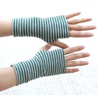 Short Fingers Striped Half Finger Gloves unisex Sun Protection pure Drive and ride Fingerless Style Fashionable gloves