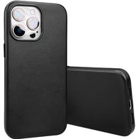 Black Matte Magnetic Case For iPhone 16 Pro Max 15 Plus 14 13 12 11 Magsafe Mag Safe 16Pro 16Plus 15Pro Phone Cover Accessories