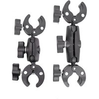 Double Super Clamp Camera Mount Magic Socket Arm Bracket for Umbrella Pole Monitor Photography Reflector Studio Accessories
