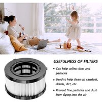 Filter Vacuum HEPA Filter Fits For DEWALT Wet Dry Vacuum DC5151H DC515 DCV517 DCV517B Wet Dry Vacuum Cleaner Replacement Accesso
