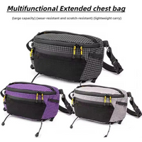 Hikeman Multi-functional Outdoor Chest Bag Waterproof Dyneema Cycling Sports Pouch Large Capacity Adjustable Crossbody Travel