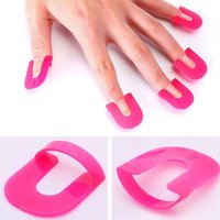 1/3/6set Nail Polish Protector For Fingers Nail Polish Guard Reusable Nails Edge Skin Barrier Nail Polish Stencils Kit Manicure