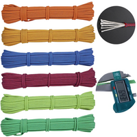 Corde d'escalade Portable 6mm corde de descente antidérapante pour la survie corde de Parachute lanière Camping corde d'escalade randonnée corde à linge