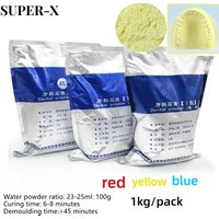 1000g/Pack Dental Super Hard Stone Plaster Orthodontic Brace Molding Tools for Dental Production of Denture Models Dental Tools