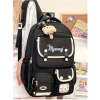 2025 cute student Backpack schoolbag For High School And Primary School Student Campus Versatile Backpack with doll