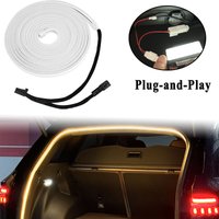 Easy Installation LED Trunk Light Strip White / Amber Light Flexible Rear Boot Decorative Lamp for Geely Monjaro 2021-2024