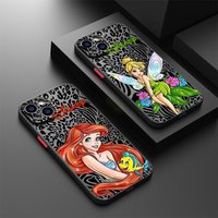 Disney Leopard Ariel Case for iPhone 17 Pro Max 7 8 SE 15 13 Mini XS XR Air 11 12 14 16 Plus Funda Back Phone Cover