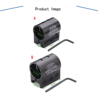 25.4mm ring sight flashlight torch holder 11/20mm Weaver Picatinny guide rail clip, dovetail guide rail, metal fixture