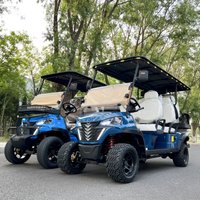 2026 new golf course car electric off-road vehicle 4+2-seater electric club car golf cart golf buggy