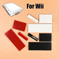 1Set 3 in 1 Memory Card Door Slot Cover Lids Replacement For Wii Console Accessories GC Memory Controller Door Black White Red