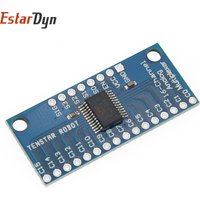Estardyn CD74HC4067 16-Channel Analog Digital Multiplexer Module, Breakout Board for ESP32 Sensor Expansion