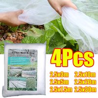 1-4Pcs 60 MeshsG Arden Insect Netting for Vegetable Protection Fine Mesh Bushes Plant Cover Screen Protection Garden Tools