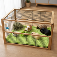 Chenille Fleece Cage Liner Mat For Guinea Pig Non Slip Washable Reusable Pet Pad For Rabbit Hamster Small Animal Bedding