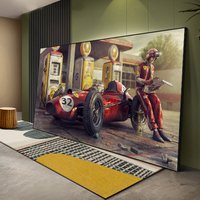 Large Size Vintage Car Poster Prints F1 Classic Racing Artwork Wall Art Picture Print Canvas Painting For Living Room Home Decor