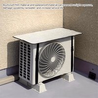 Durable Flame-Retardant AC Cover with Fixed Buckle Straps - Heavy-Duty Sunproof & Rainproof Protection for a Refreshing Summer