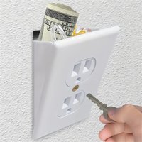 New Hidden Wall Socket Sight Secret Storage Box Hide Coin Cash Security Container Stash For Pills Jewellery Cash And Small Items