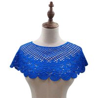 Lace Hollow Sunscreen Shawl Embroidered Evening Prom Cape Spring Summer Autumn Beach Shawl False Collar Outwear Shoulder