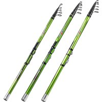 Sougayilang Telescopic Long Fishing Rod 3.6/3.9/4.2m Composite Ceramic Guide Rings Metal Reel Seat Anti-Winding Surf Casting Rod