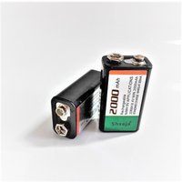 Large-capacity 2000mAh 9V rechargeable battery 9 volt Ni-MH battery 9V battery