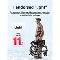 Foldable Lightweight Hospital Rehabilitation Wheelchair Portable Small Scooter for the Elderly