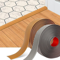 3/1m Self-Adhesive Floor Cover Strips PVC Floor Joint Strip Carpet Edge Trim Strip Floor Transition Door Gaps Sealing Strip