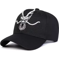 Unisex Dragon Embroidery Baseball Caps Spring and Autumn Outdoor Adjustable Casual Hats Sunscreen Hat Sports Cap